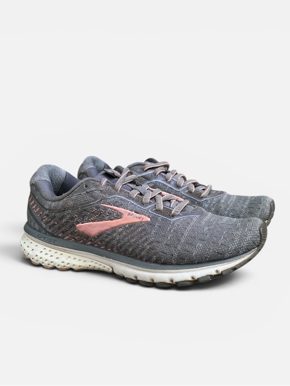Brooks Ghost 12 Running Shoes in Turbulence/Grey/Desert Size 6 1/2